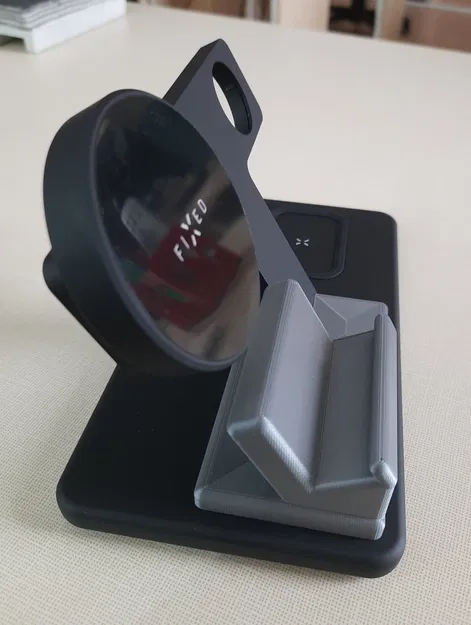 FIXED MagPowerstation Q820 - iPhoneSE podstavec k bezdrátové nabíječce - Image 1