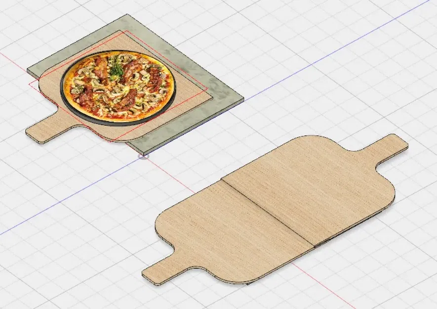 Wooden Pizza Slide/Pusher/Schieber - Image 1