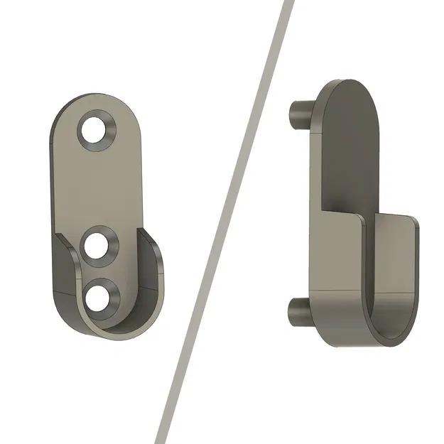 Giá đỡ thanh treo đồ hình oval - Image 1