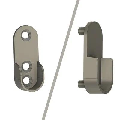 Giá đỡ thanh treo đồ hình oval