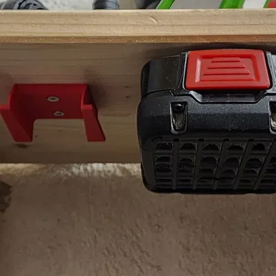 Đế giữ pin cho pin Bosch Green 18V