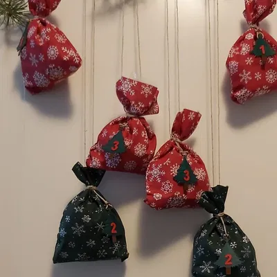 Móc cây thông Noel lịch đếm ngược Giáng sinh