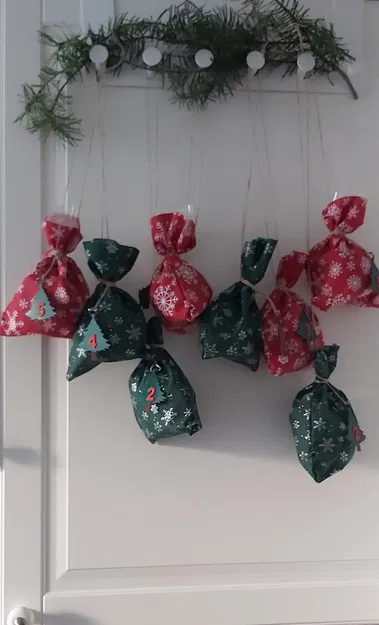 Móc cây thông Noel lịch đếm ngược Giáng sinh - Image 2