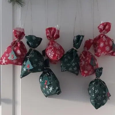 Móc cây thông Noel lịch đếm ngược Giáng sinh