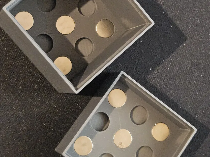 Khối Nam Châm Đựng Kẹp Giấy - 30x50mm/50x50mm; Có & Không Có Khay - Image 5