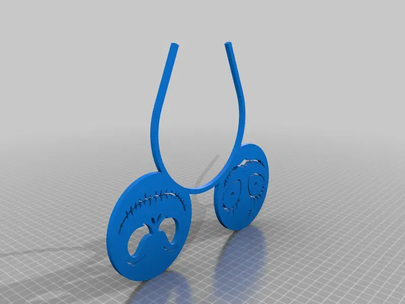 Mô hình 3D - Title: serre tête Jack et Sally Skellington petit - Image 1