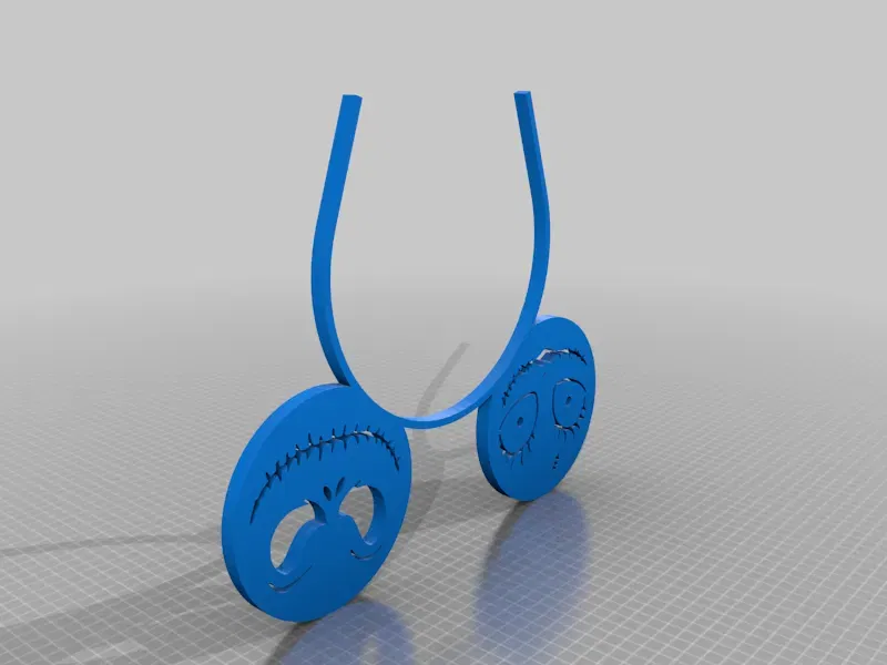 Bờm Tóc Jack và Sally Skellington - Image 1