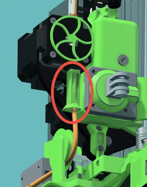 Ống dẫn nhựa hình nón cho Lerdge iX - Image 1