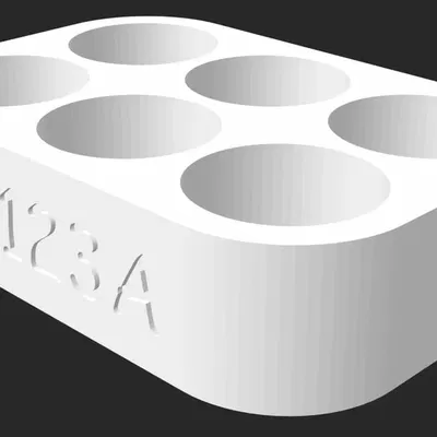 Hộp Đựng Pin CR123A 3V