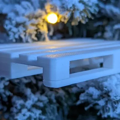 Đế lót ly Euro pallet in dễ