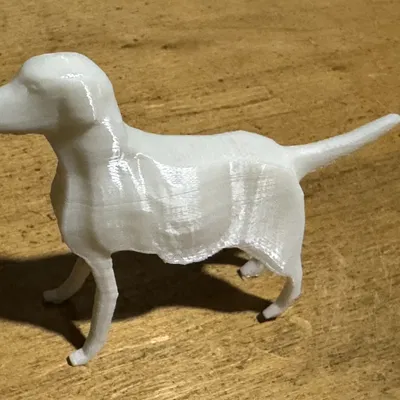 Mô hình chó low poly