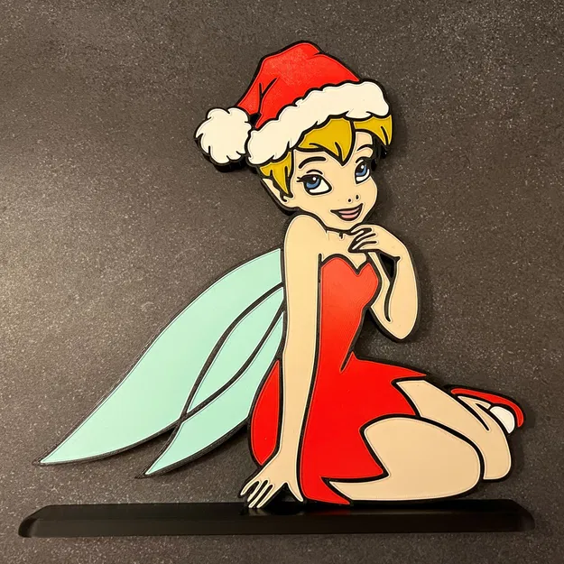 Tinkerbell Christmas window ornament - Image 1