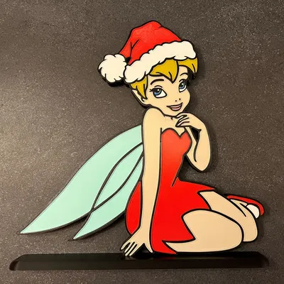 Tinkerbell Christmas window ornament