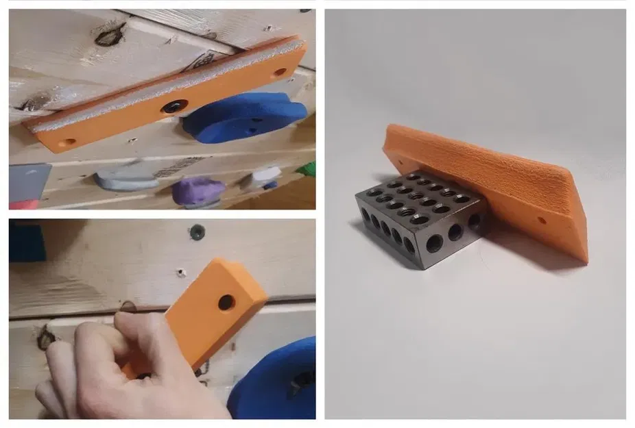 Tay nắm leo núi dạng cạnh Cam có rãnh chữ Keyway - Image 1