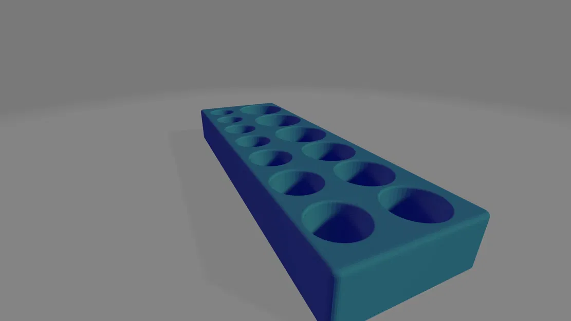 Gridfinity HF 1/2" Deep Impact Socket Holder - Image 2