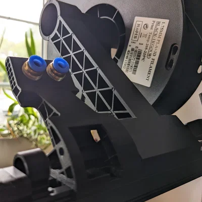 Ender 3 S1 integrated filament guide and filament sensor mount