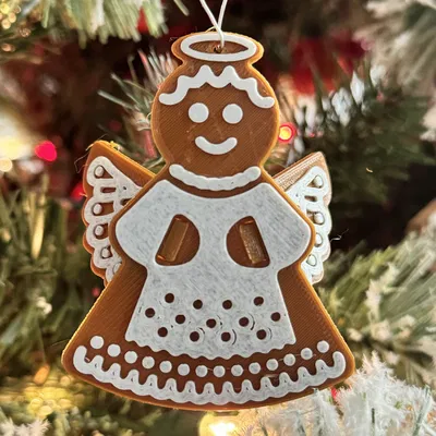 Thiệp Trang Trí Thiên Thần Bánh Gừng