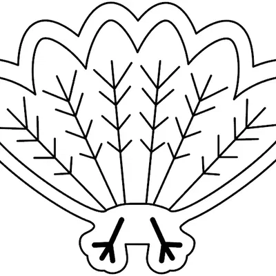 Khuôn Cắt Bánh Quy Gà Tây 2 Lớp