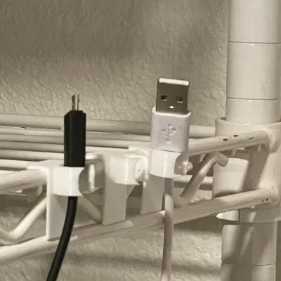 Cable Holder for Metro Shelving Sides