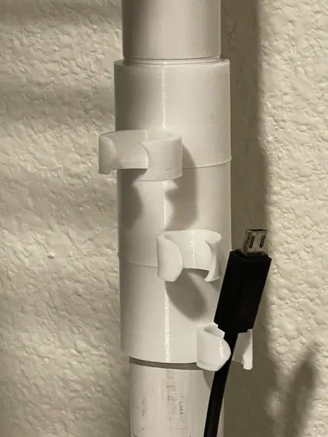 Cable Holders for Metro Shelving Poles - Image 1