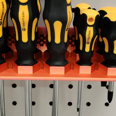 Kệ Giữ Tua Vít Cho Tấm Pegboard Tiêu Chuẩn