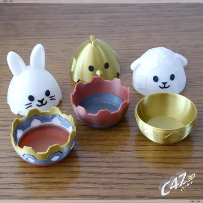 Trứng Phục Sinh hình Con Vật