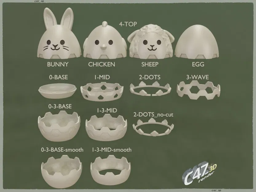 Trứng Phục Sinh hình Con Vật - Image 7