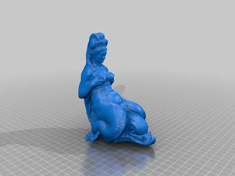 Nereide from the fountain of Neptune Giambologna - Image 1