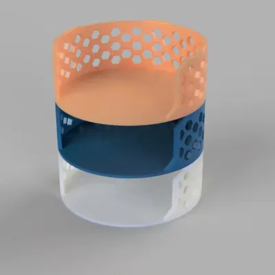 Chân đế đựng giấy nhám tròn (Có thể xếp chồng)