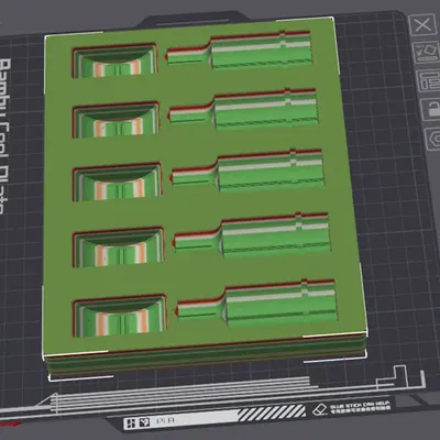 Khay Đục Lỗ và Khuôn Cắt Gridfinity 4x5