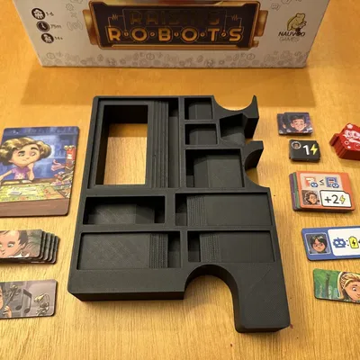 Khay Đựng Hộp Nâng Cấp Robots, Phiên Bản Deluxe