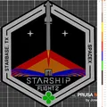 Mẫu Huy Hiệu Chuyến Bay Thử Nghiệm Starship Số 2 - Thumbnail 1