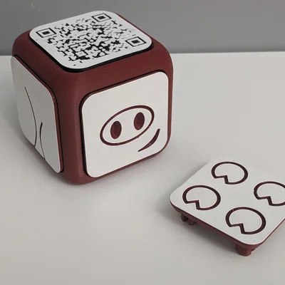 Heo Đất Khối Lập Phương QR