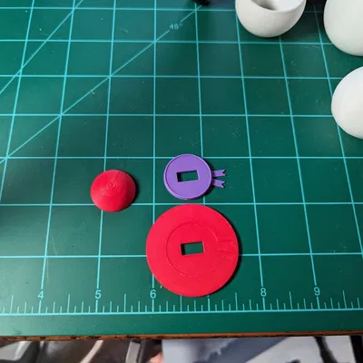 Sun Hat for articulated Snowman - in three parts