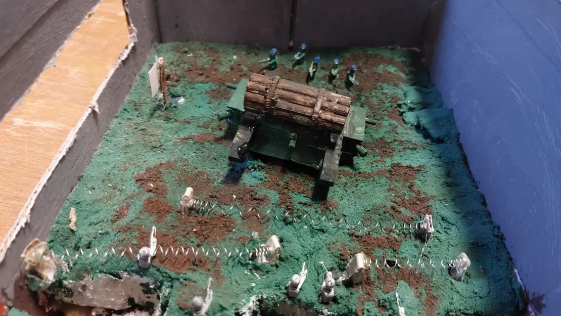 Simple MK. IV WW1 tank - Image 1