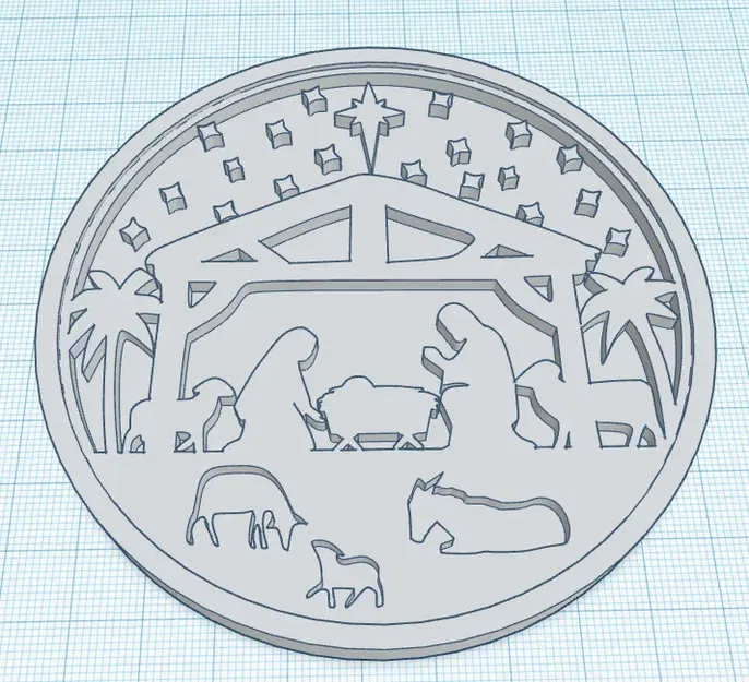 Nativity Scene Coaster - Image 1