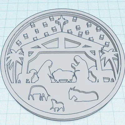 Nativity Scene Coaster