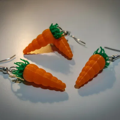 Carrot earrings