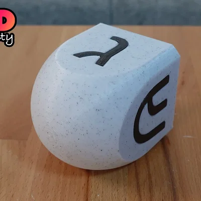 Mô hình Xoay Giải đố in sẵn - Dreidel
