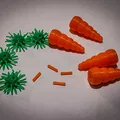 Carrot earrings - Thumbnail 3