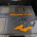Khung ảnh Iceland bản đồ địa hình cho Prusa XL - Thumbnail 1