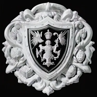 Armorial Shield Details.