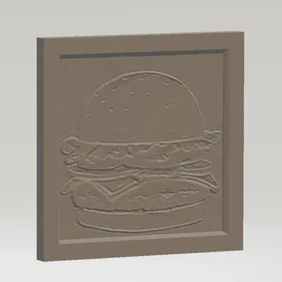 Mô Hình Lithophane Hình Bánh Crabby