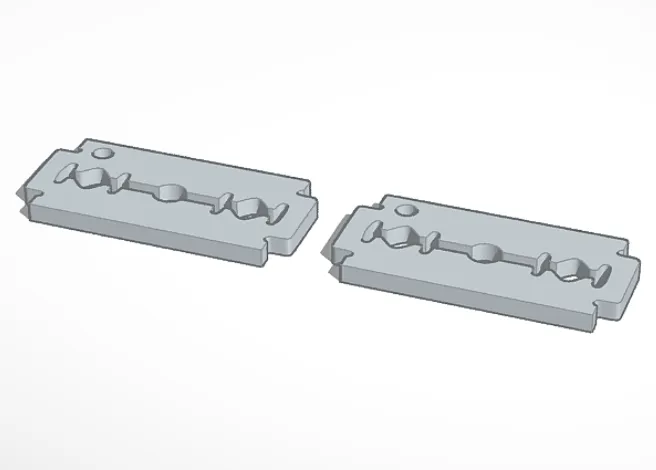 Bông Tai Kiểu Lưỡi Dao Cạo - Image 1