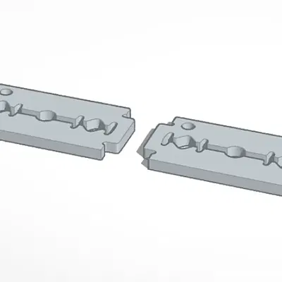 Bông Tai Kiểu Lưỡi Dao Cạo