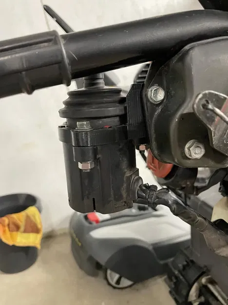 Mô hình độ tay cầm Joystick cho máy thổi tuyết Honda - Image 2