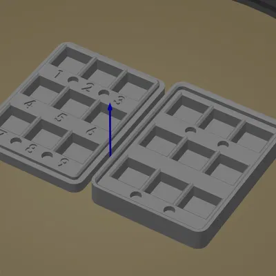 Bộ Theo Dõi Phép Thuật D&D (Chỉnh Sửa Dùng Nam Châm 6x3)