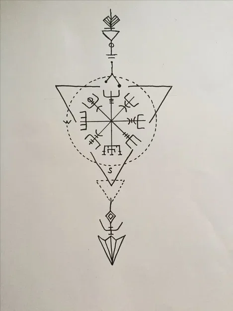 Móc Khóa Viking / Norse - Thẻ Bài 48 - Image 2