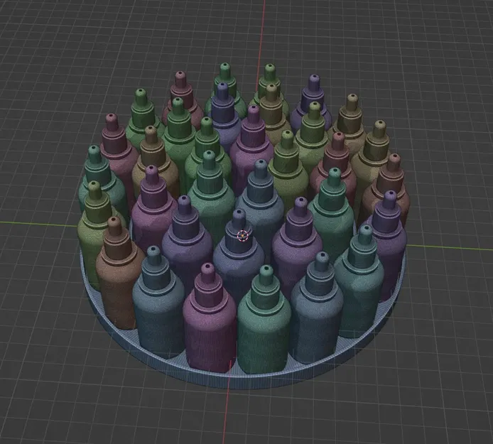 Larger Vallejo paint carousel holder - Image 1