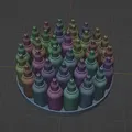 Larger Vallejo paint carousel holder - Thumbnail 1
